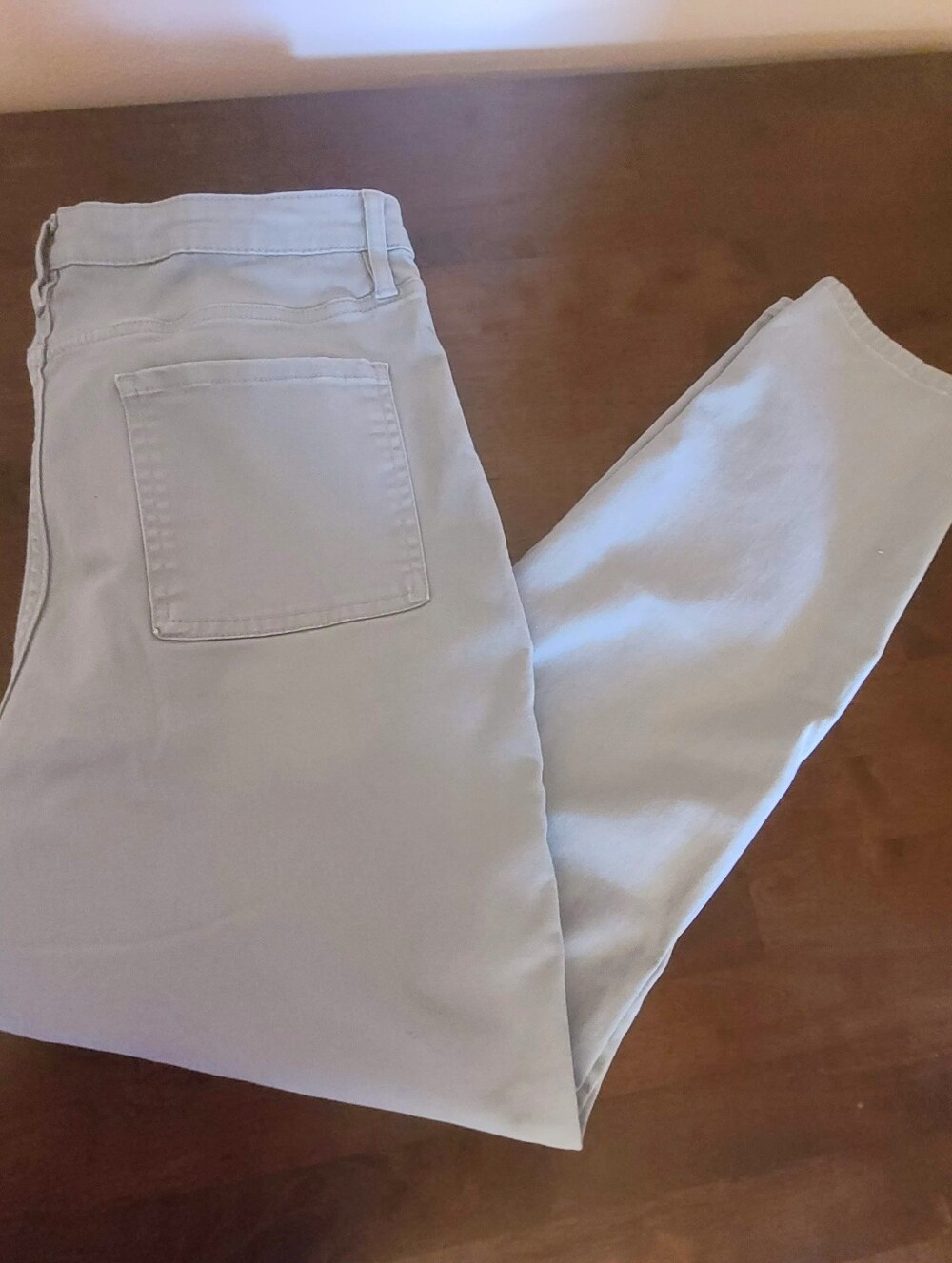 Banana Republic Gray Utility Chino Pants, Women's Size 12 - Picture 7 of 9